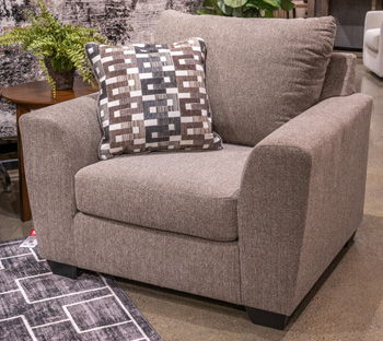 Triston-Peaks - Suede - Chair And A Half