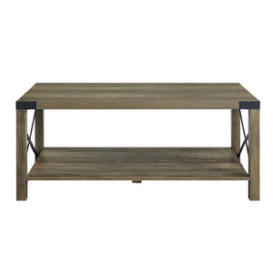 Abiram - Coffee Table - Rustic Oak