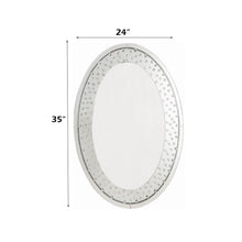 Nysa - Wall Decor - Mirrored & Faux Crystals - 35"