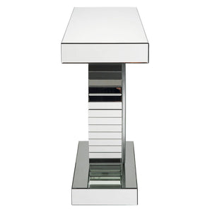 Nysa - 47"L Console Table - Mirrored & Faux Crystals