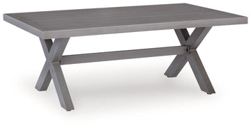 Half Moon Beach - Rectangular Cocktail Table - Gray