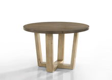 Brutus Vintage Walnut 47" Contemporary Round Dining Table