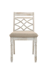 Havanna Set of 2 Off White Contemporary Fabric Chair