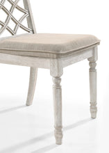 Havanna Set of 2 Off White Contemporary Fabric Chair