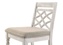 Havanna Set of 2 Off White Contemporary Fabric Chair