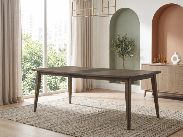 Bistro Vintage Walnut 88" Contemporary Rectangle Dining Table