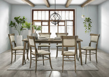 Bistro Vintage Walnut 72" Dining Table Set