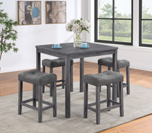 Lucian Gray 5 Piece Counter Height 36" Pub Table Set