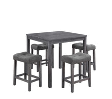 Lucian Gray 5 Piece Counter Height 36" Pub Table Set