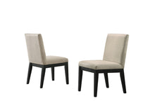 Jasper Set of 2 Beige Contemporary Fabric 19"W Dining Chair