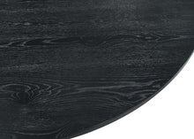 Jasper Ebony Black 59" Contemporary Round Dining Table
