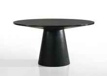 Jasper Ebony Black 5 Piece 59" Round Dining Table Set