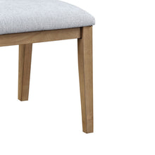 Delphine Set of 2 Gray Linen Dining Chair