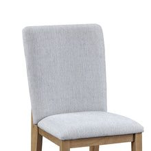 Delphine Set of 2 Gray Linen Dining Chair