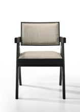 Jasper 21" 3-Piece Ebony Black Arm Chairs and Console Table Set