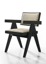 Jasper 21" 3-Piece Ebony Black Arm Chairs and Console Table Set