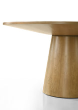Jasper Driftwood Finish 47" Contemporary Round Dining Table