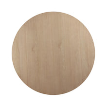 Caspian 5Pc 59" Round Oak Finish Dining Table Set