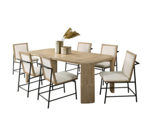 Magnus Oak Finish 66" Extendable Rectangular Dining Table Set