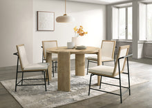Magnus Oak Finish 47" Round Dining Table Set (30037-SET)