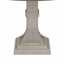 Tannen 59" Round White and Gray Dining Set