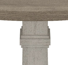 Tannen 59" Round White and Gray Dining Set
