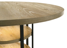 Eden 59" Round Rustic Oak Dining Table