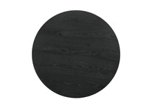 Jasper 5Pc 47" Round Ebony Black Pedestal Counter Height Set