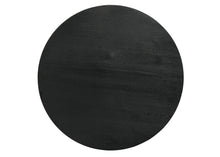 Haven 7Pc 59" Round Ebony Black Pedestal Dining Set