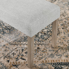 Tabitha Light Oak Finish Dining Bench