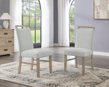 Tabitha Set of 2 Light Oak Finish Dining Side Chairs