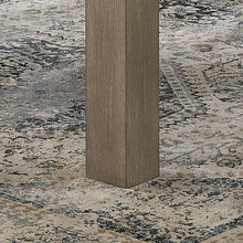 Tabitha 66" Rectangular White Faux Marble Top Dining Table in Light Oak Finish