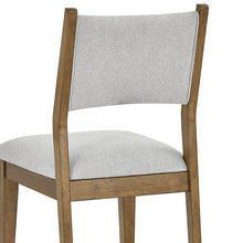 Darla Set of 2 Walnut Oak Dining Side Chairs