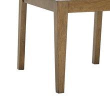 Darla Set of 2 Walnut Oak Dining Side Chairs