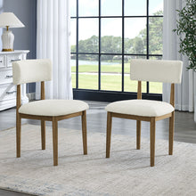 Darla Set of 2 Walnut Oak Dining Side Chairs (30064-C)
