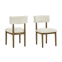Darla Set of 2 Walnut Oak Dining Side Chairs (30064-C)