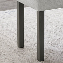 Selena Light Gray Fabric Upholstered 40" Bench