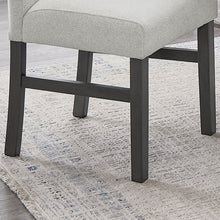 Selena Set of 2 Light Gray Fabric Parsons Dining Side Chairs