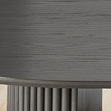 Valencia 5-Piece 80" Oval Gray Oak Finish Dining Set