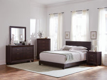 Dorian 5 Piece Queen Bedroom Set – Dark Cocoa