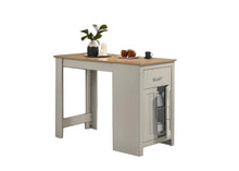 Alonzo 47" Light Gray Small Space Counter Height Dining Table (30500-SET)