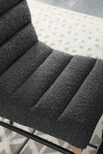 Lahni Set of 4 Dark Gray Boucle Fabric Counter Height Stools[NA:8]
