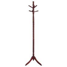 Riona 6 Hook Freestanding Wood Coat Rack Hat Hanger – Merlot