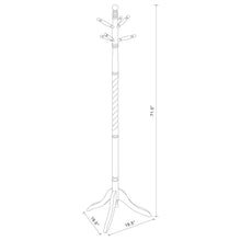 Riona 6 Hook Freestanding Wood Coat Rack Hat Hanger – Merlot
