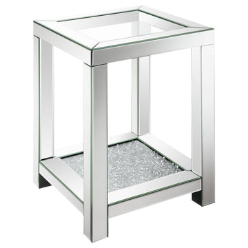 Valentina - Square Glass Top Table