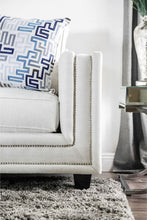 Ilse - Loveseat - Off-White / Blue