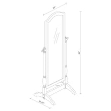 Cabot Wood Adjustable Full Length Cheval Mirror – Merlot