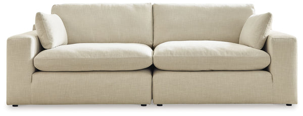 Elyza Loveseat 2 Pc Sectional Linen