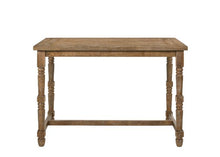 Farsiris - Counter Height Table - Weathered Oak