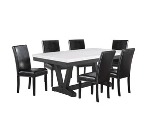 Varley - Nailhead Dining Chair (Set of 2) - Black